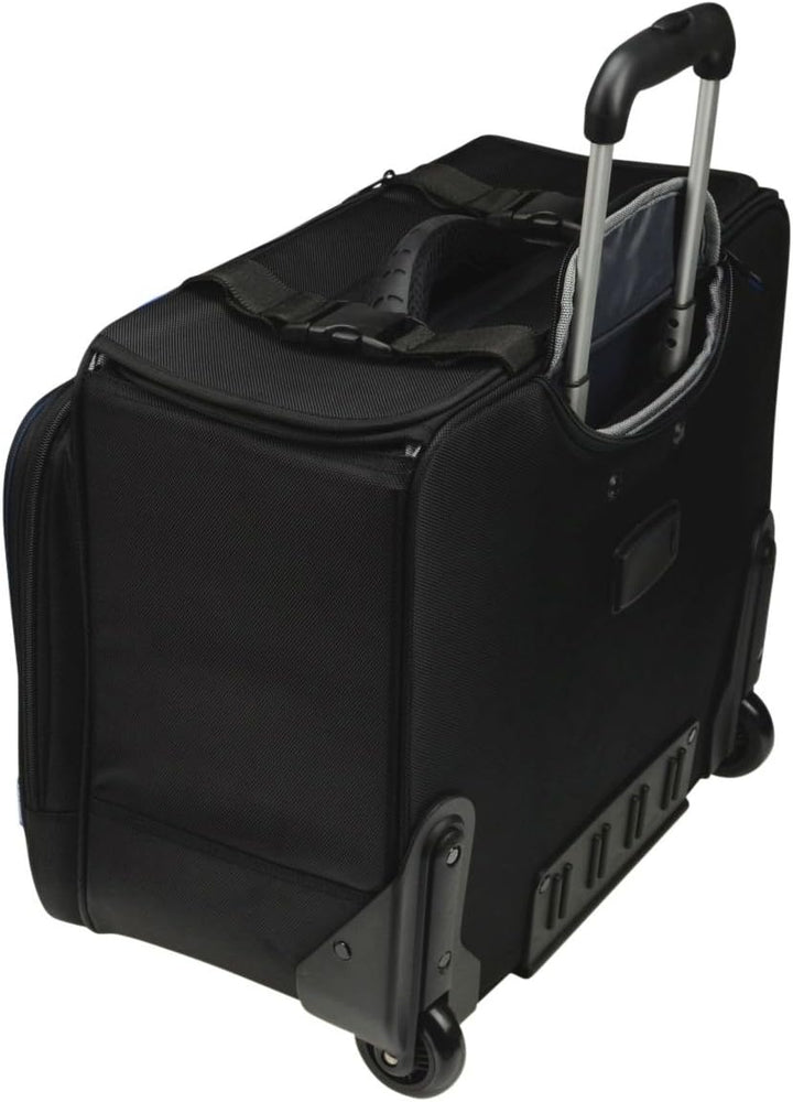 46108 Businesstrolley Pioneer, Laptoptrolley für Notebooks, Koffer mit arretierbarem Teleskoptrolley