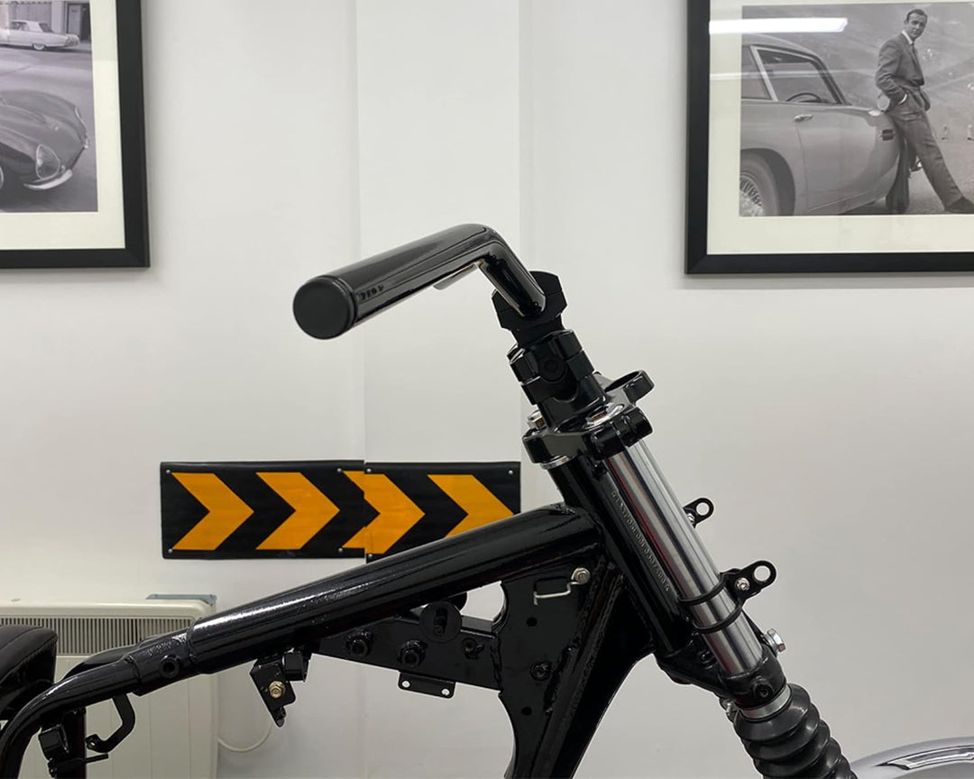 Motorrad Lenker - 25mm 1" Widerstand Stangen Für Cruisers & Retro Eigener Breite 82cm