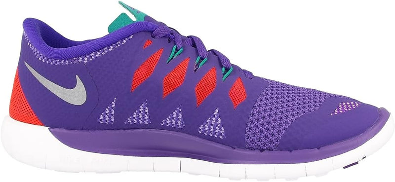 Nike Free 5.0 Mädchen Laufschuhe 36 EU Violett Silber Orange Grün Purple Venom Metallic Silver Orang