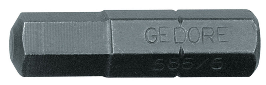 GEDORE Schraubendreherbit 1/4 Zoll,Vorteilspack 10- Teilig, Innen-6-kant 6 mm, 685 6 S-010 10- Teili