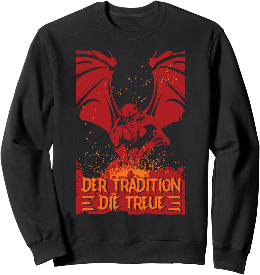 Perchten Krampus, Der Tradition Die Treue Sweatshirt