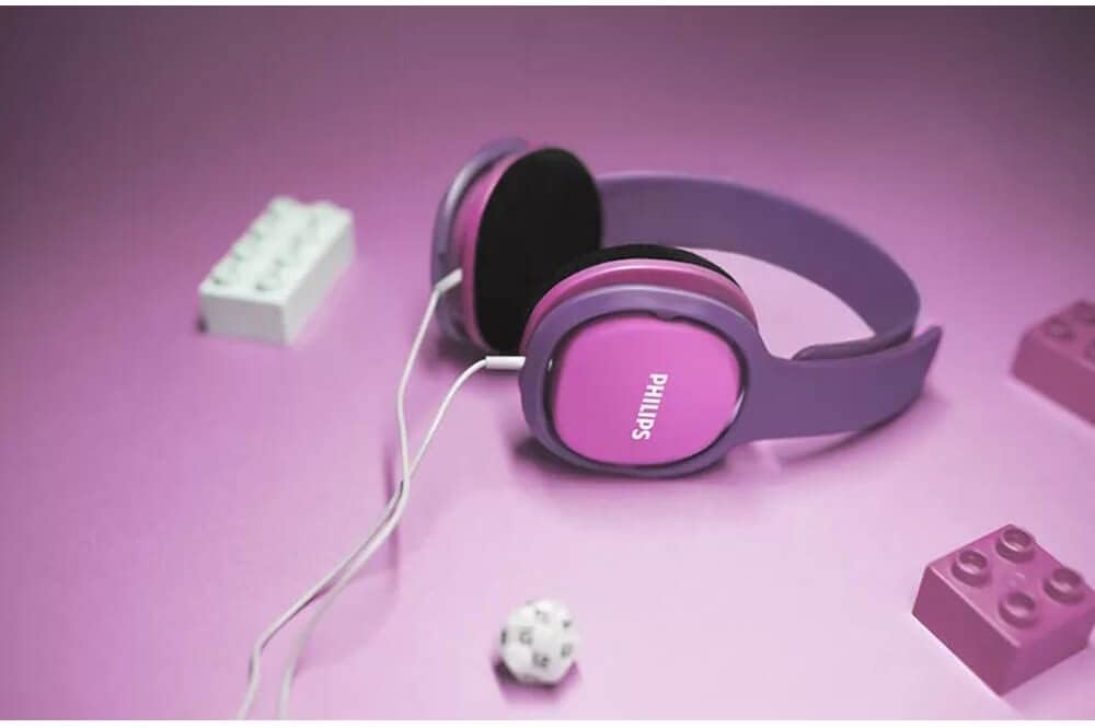 Philips SHK2000PK/27 Kinder-Kopfhörer, Rosa rose, rose