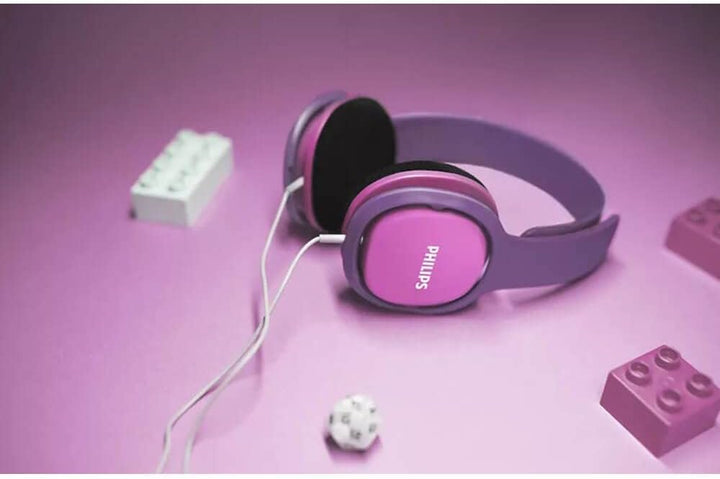 Philips SHK2000PK/27 Kinder-Kopfhörer, Rosa rose, rose