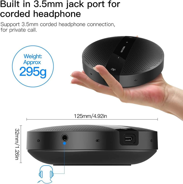 GoGoCool SP200U PC-Mikrofon Freisprecheinrichtung für Computer, 360 ° Omnidirektionales USB-Mikrofon