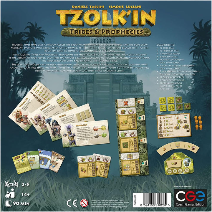 Tzolk'in - The Mayan Calendar: Tribes & Prophecies | CGE | English | 13+ Age | 2-5 Player