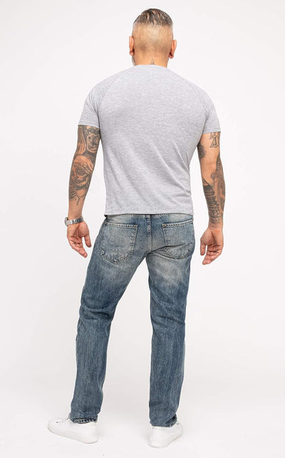 Indumentum Jeans Herren Regular Fit Hose 36W / 36L Blau - Ir500, 36W / 36L Blau - Ir500