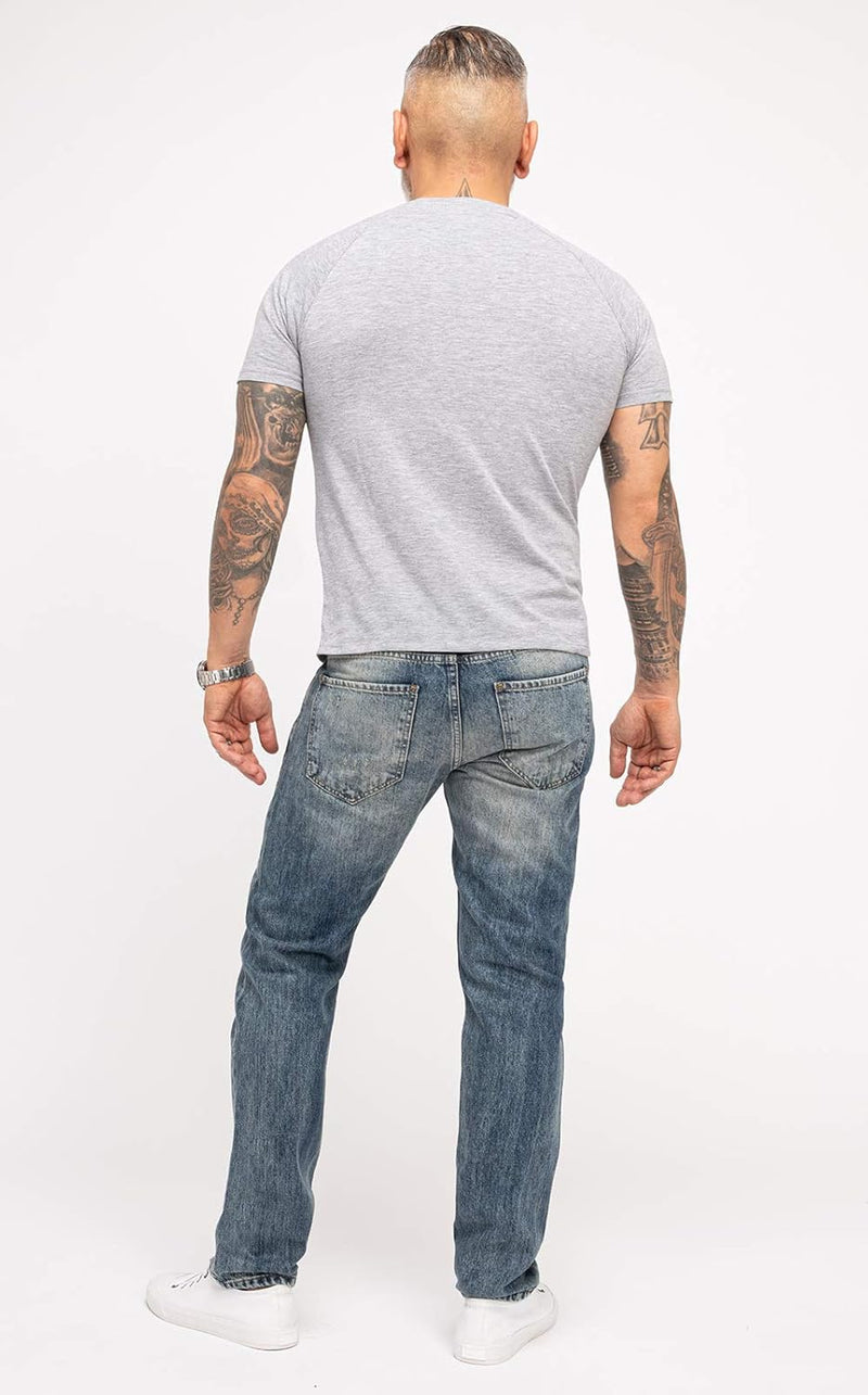 Indumentum Jeans Herren Regular Fit Hose 36W / 36L Blau - Ir500, 36W / 36L Blau - Ir500