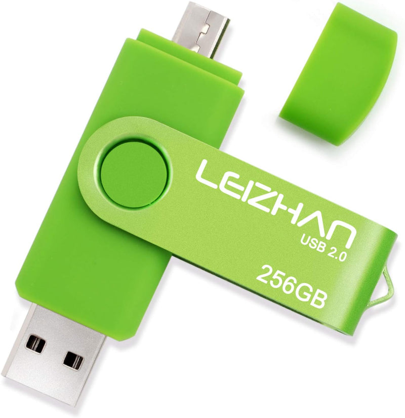 leizhan USB Speicherstick 2.0 OTG Metall Pendrive für Android Smartphone USB Flash Disk Micro USB Pe