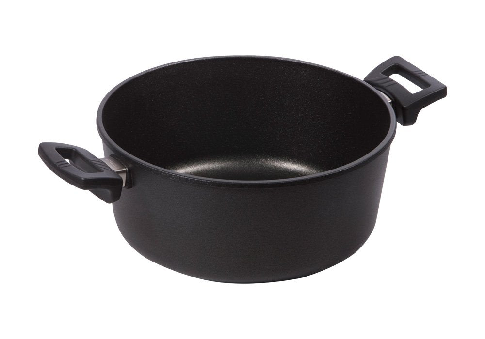 EUROLUX Guss Bratentopg 28 cm H 12 cm für alle Herdarten geeignet, Ceramikoberfläche - PFOA-Frei - M