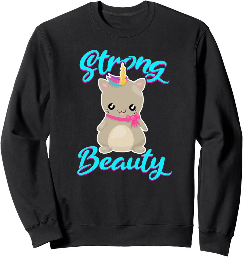 Lipödem Lymphödem Hamster Strong Beauty Sweatshirt