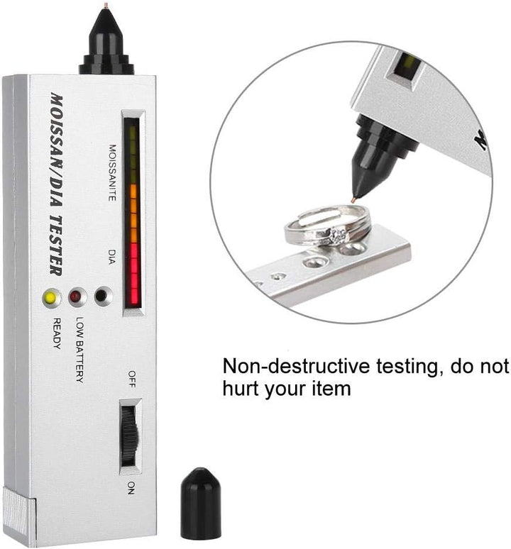 Diamond Tester, Moissanit-Tester, hohe Präzision, professionell, Practice Jewellery Diamond Selector