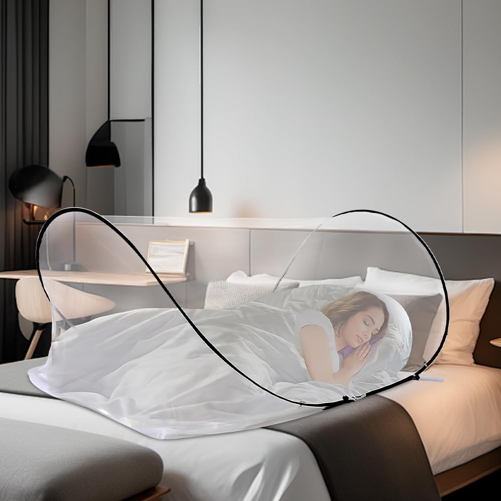 Moskitonetz Pop Up, Faltbares Moskitonetz, 200 x 80 x 56 cm MoskitonetzReise Pop Up, Tragbares Campi