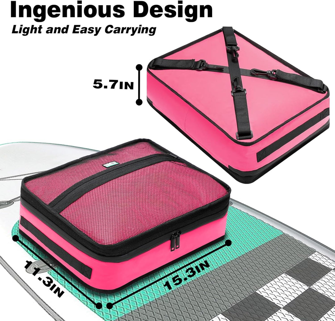 Paddle Board Kühltasche, wasserdichte Surf Sup Deck Kühltasche, isoliert, auslaufsicher, 10 Dosen, S