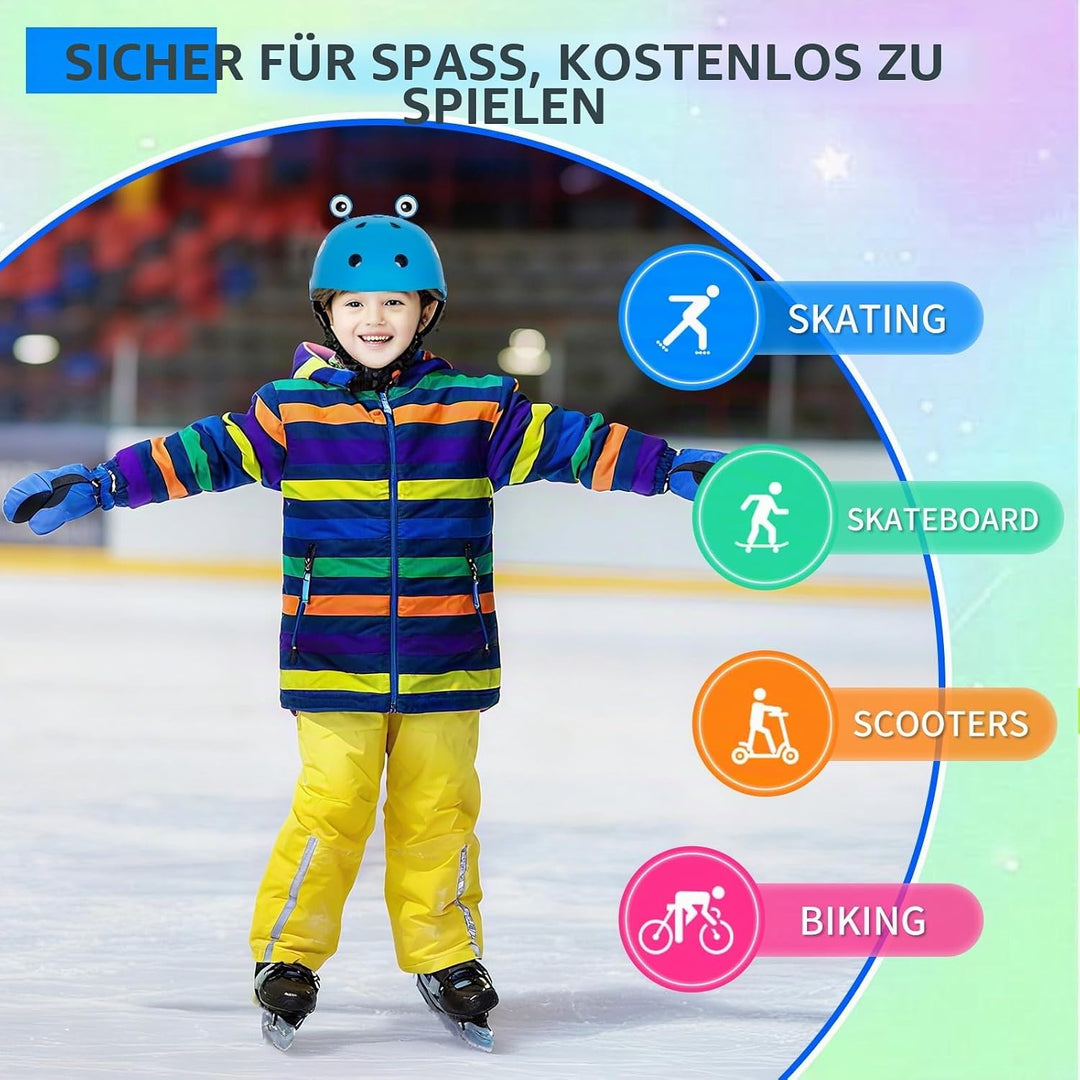 Nattork Kinderhelm für Mädchen und Jungen, DIY Kinder Fahrradhelm für Multi-Sport, Verstellbarer Hel