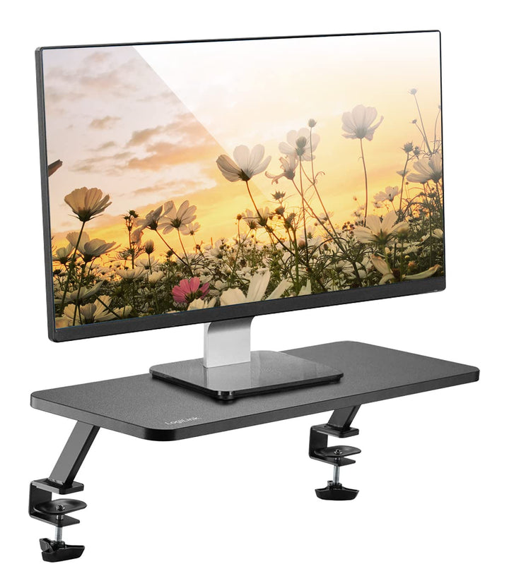 LogiLink TV- Monitorerhöhung, max. Belastung 20kg, zum Einklemmen an den Schreibtisch (Tischplatte b