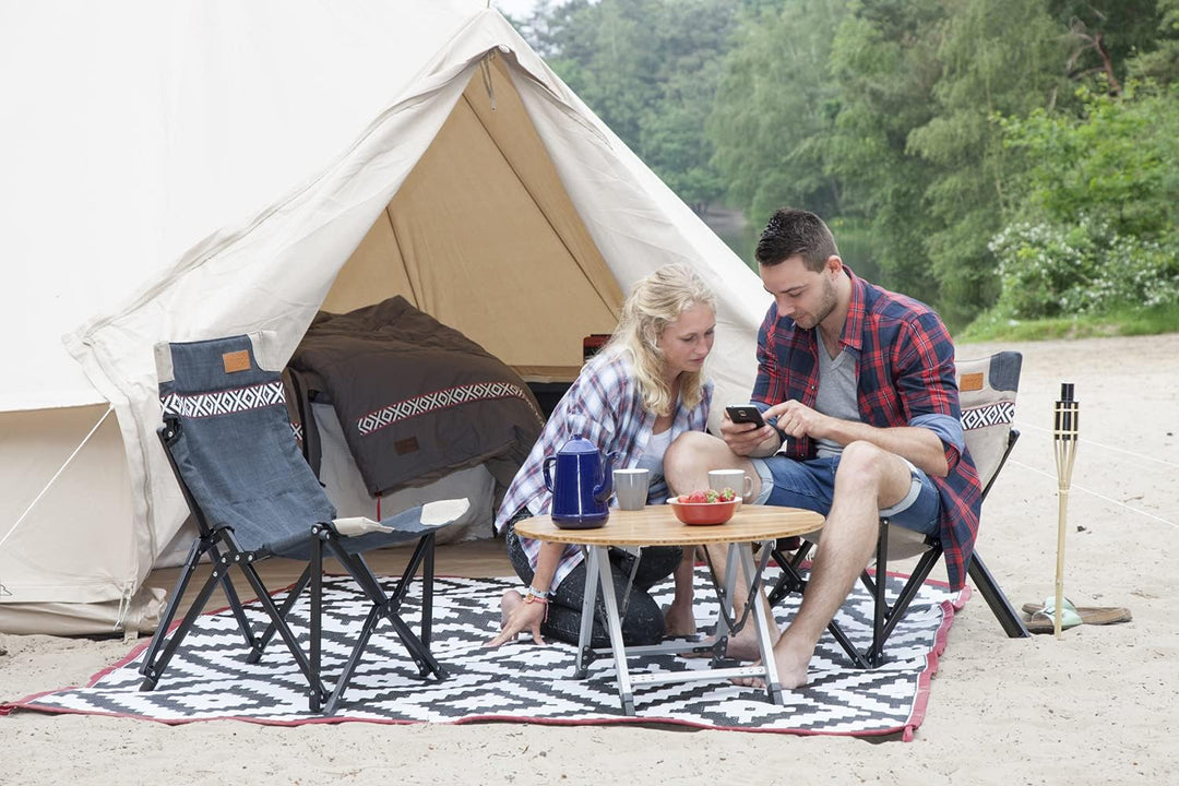 Bo-Camp - Urban Outdoor - Chill-Matte - Lewisham - M - Schwarz/Weiss