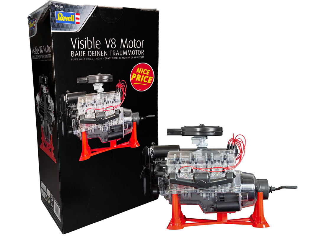 Revell 00460 Visible V-8 Engine Model Malerei Level 5-Komplexer Bausatz für erfahrene Modellbauer. S