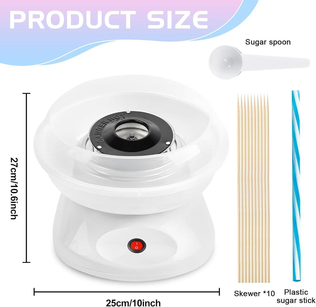 Zuckerwattemaschine, Retro Cotton Candy Machine 450 W, Zuckerwatte Maschine, Zuckerwattemaschinen Fü