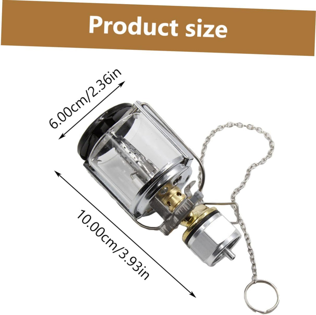 Outdoor Gaslampe Camping Laterne mit Eingebautem Zündsystem Langlebig und Kompakt Warmes Licht als Z
