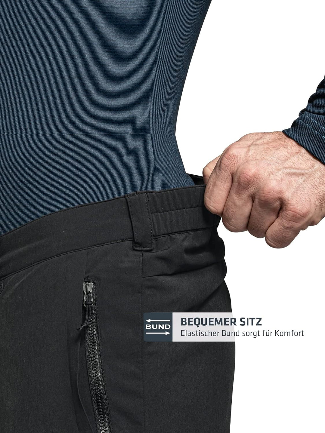 Schöffel Herren Pants Koper1 Warm M, gefütterte Wanderhose mit 4 Wege-Stretch, robuste Thermohose mi