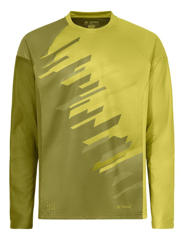 VAUDE T-Shirt Men's Moab LS T-Shirt VI L Dark Leaf, L Dark Leaf