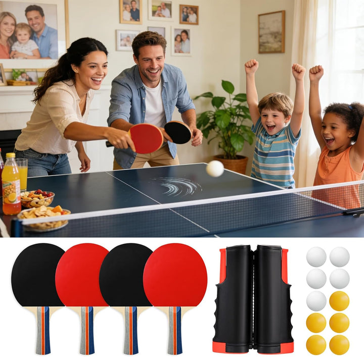 Tischtennis Set, 40 * 30 * 6.5cm Tischtennisschläger Set, Tischtennisschläger Set Profi, Profi Tisch
