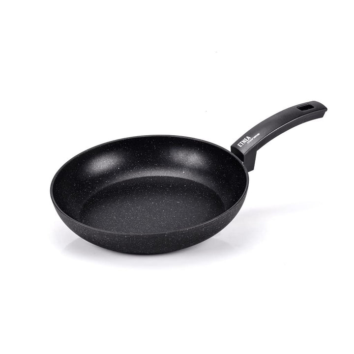 Moneta Etnea Evolution Pfanne 24 cm, auch für Induktion, 100% Made in Italy, Schwarz Induktion 24cm,