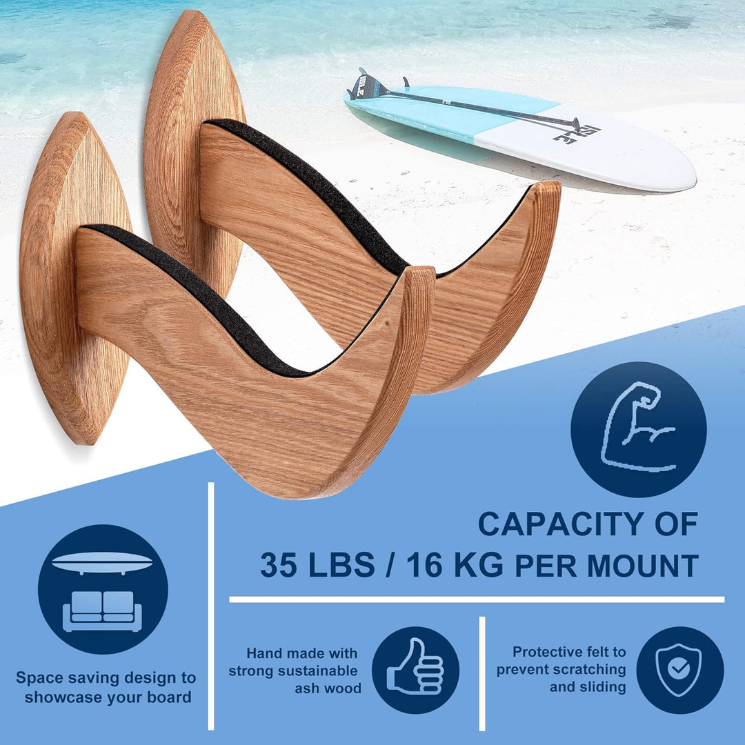 Hang 11 Surfboard Wandhalterung,Rack für Surfboard, Snowboard, Longboard, Skateboard, Wakeboard, der