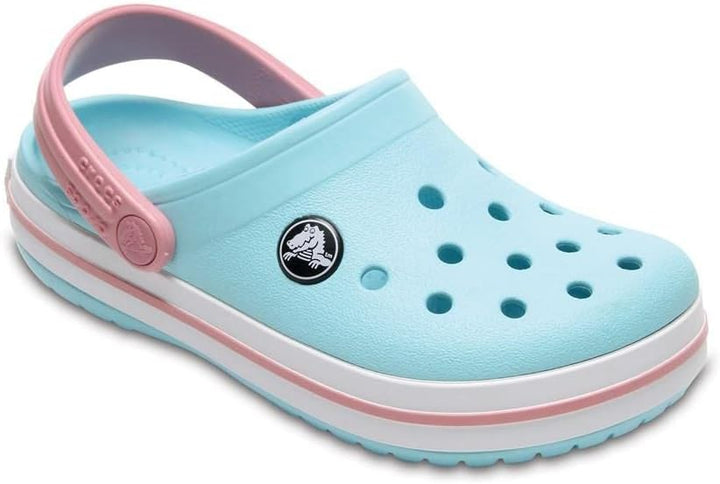 Crocs Unisex Kinder Crocband Clog KidsClogs 27/28 EU Ice Blue White, 27/28 EU Ice Blue White