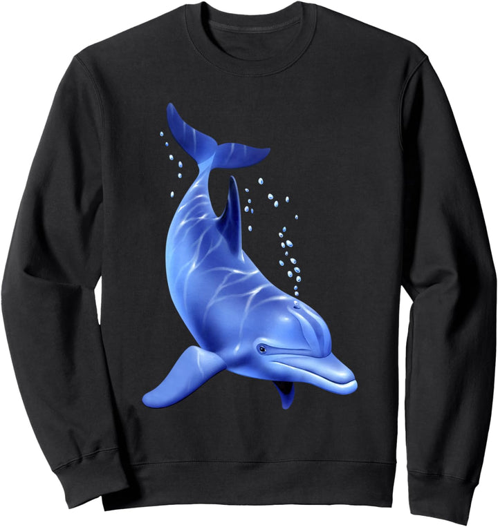 Blau-Delphin Meerestier rettet die Ozeane Sweatshirt