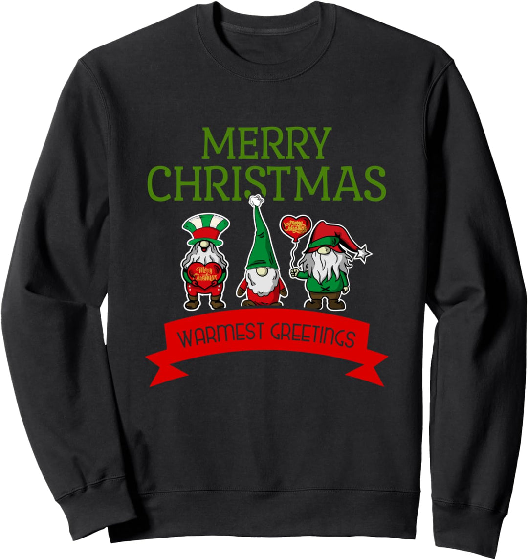 Zwerge Weihnachten Weihnachtszeit Merry Christmas Sweatshirt