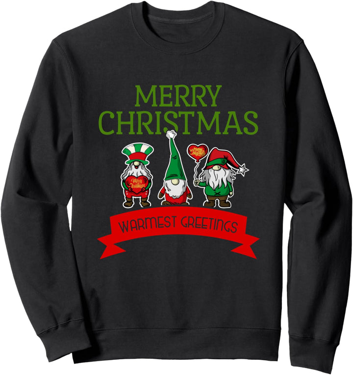 Zwerge Weihnachten Weihnachtszeit Merry Christmas Sweatshirt