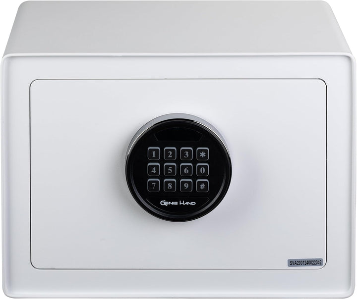 Genie Hand | Safe mit Elektronik Zahlenschloss und Schlüssel Tresor – Anti-Bounce Sicherheitssystem