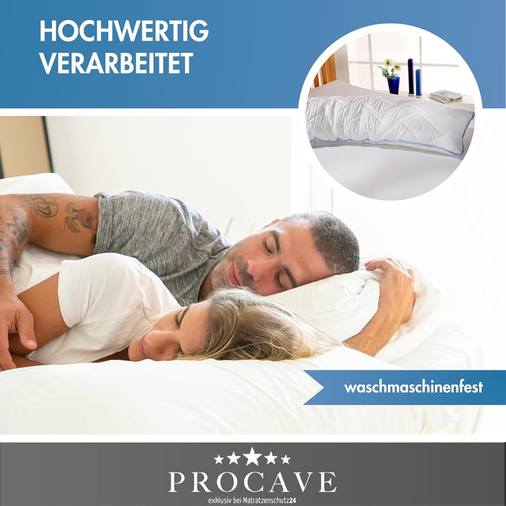 PROCAVE Seitenschläferkissen Top Cool - weiches Stillkissen - atmungsaktives Schwangerschaftskissen
