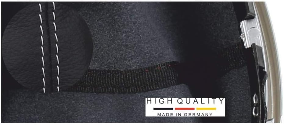 ICT Schaltknauf 3A Schalthebel Schaltsack Schaltmanschette Leder, 6- gang kompatibel mit: Mercedes-B