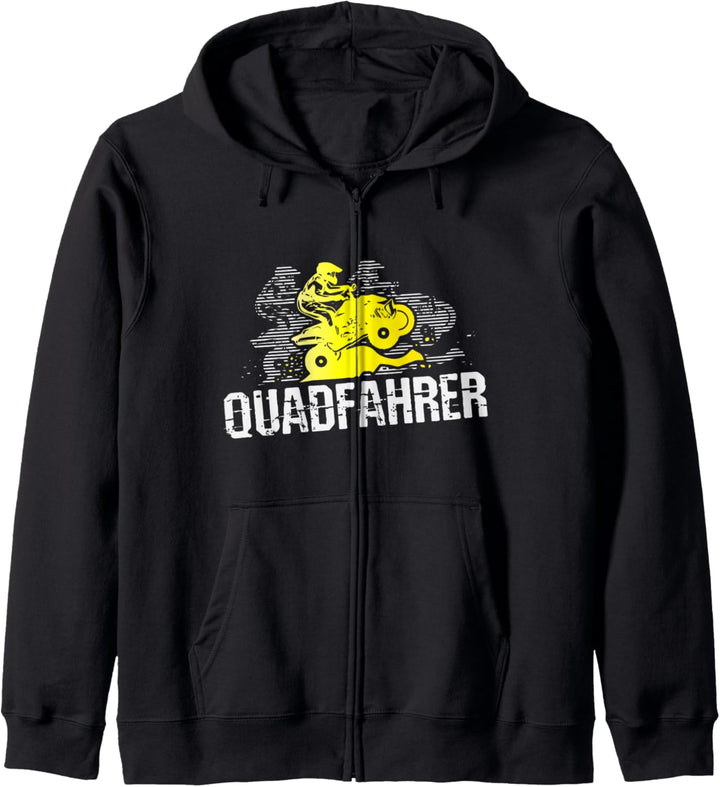 Quadfahrer Motiv, Mann, Lustiger Spruch Quad-Bike, Kinder Kapuzenjacke