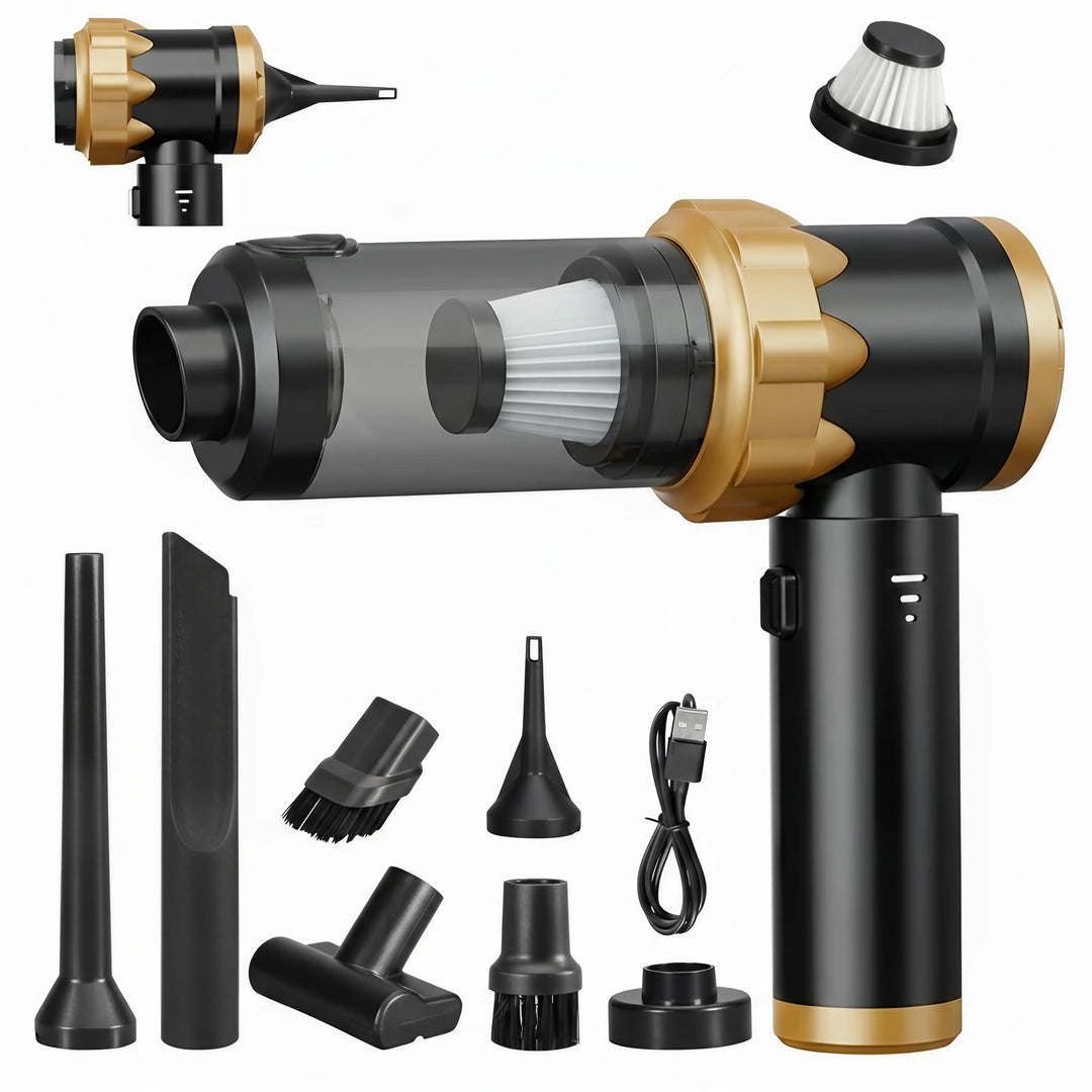 Handstaubsauger, 22000Pa Handstaubsauger Akku, Autostaubsauger mit Bürstenloser Motor, Auto Kabellos