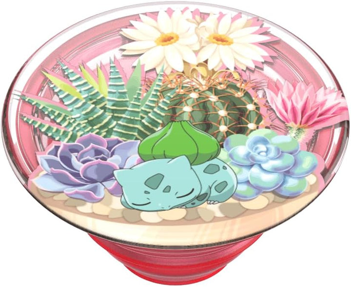 PopSockets Telefongriff mit expandierendem Ständer, Süsser PopSocket - Bulbasaur Terrarium Bulba