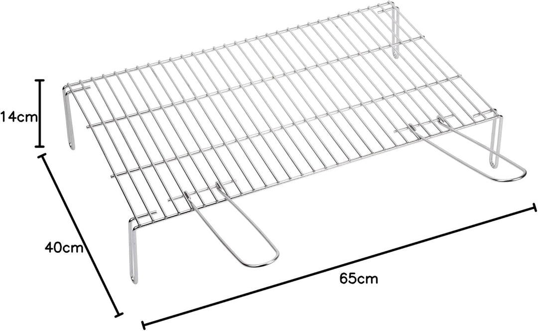 Sauvic Verzinkter Beinen Grillrost, Stahl, 02455
