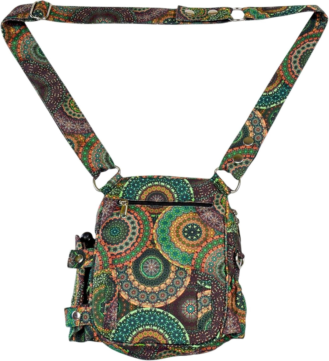 Konstanz Mandala 71083 – Gassitasche mit integriertem Flaschenhalter – Leckerlitasche für Hunde, was