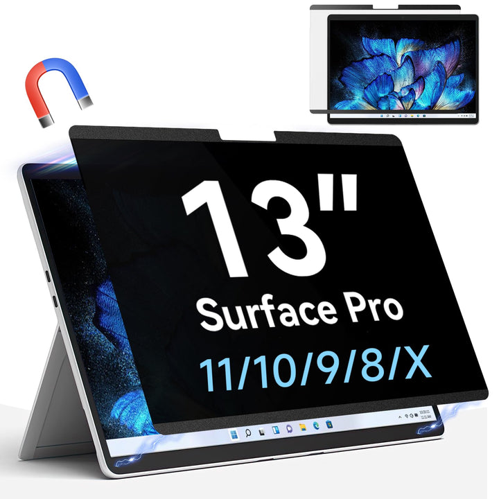 Magnetischer Blickschutzfilter Kompatibel Mit Microsoft Surface Pro 9 (2022) / Pro 8 (2021) / Pro X(