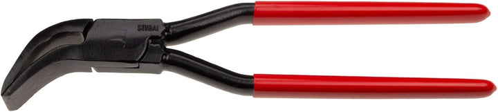 Stubai 282149 Spengler Falzzange 45° gebogen 20 mm breite Backen – eingelegt (Lap-Joint), C45 Carbon