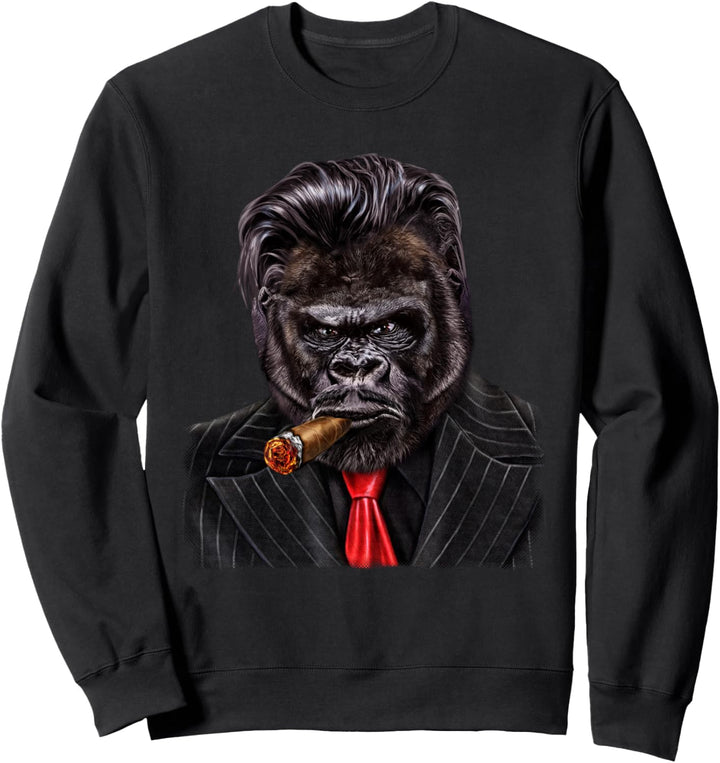 Gorilla als Mafiaboss Sweatshirt