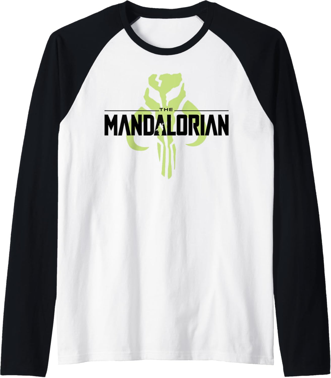 Star Wars The Mandalorian Neon Logo Raglan
