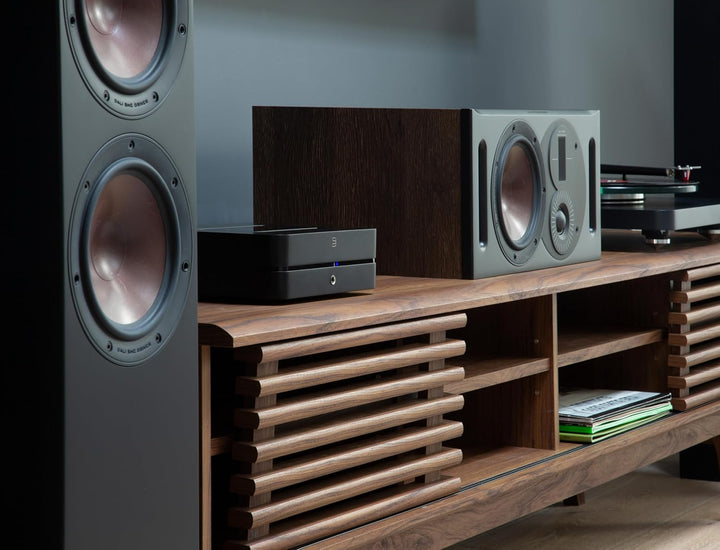 Bluesound Powernode (2025) Kabelloser Multiroom High Resolution Music Streaming Verstärker 100W x 2