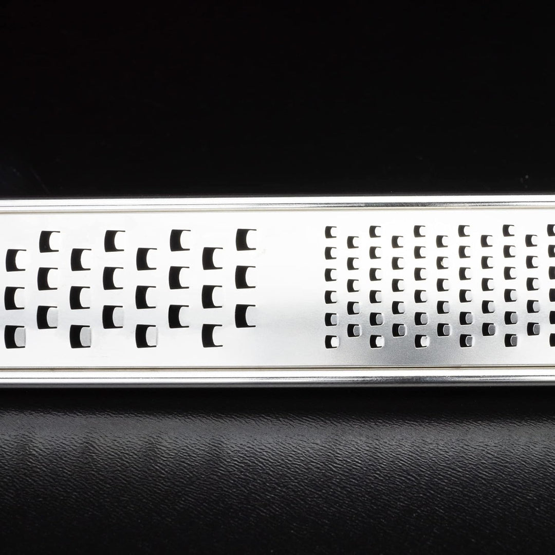 Lurch RazorTech RT40 Reibe Duo fein & mittel, Edelstahl, 35 x 10 x 3.3 cm Duo-Reibe schmal, Duo-Reib