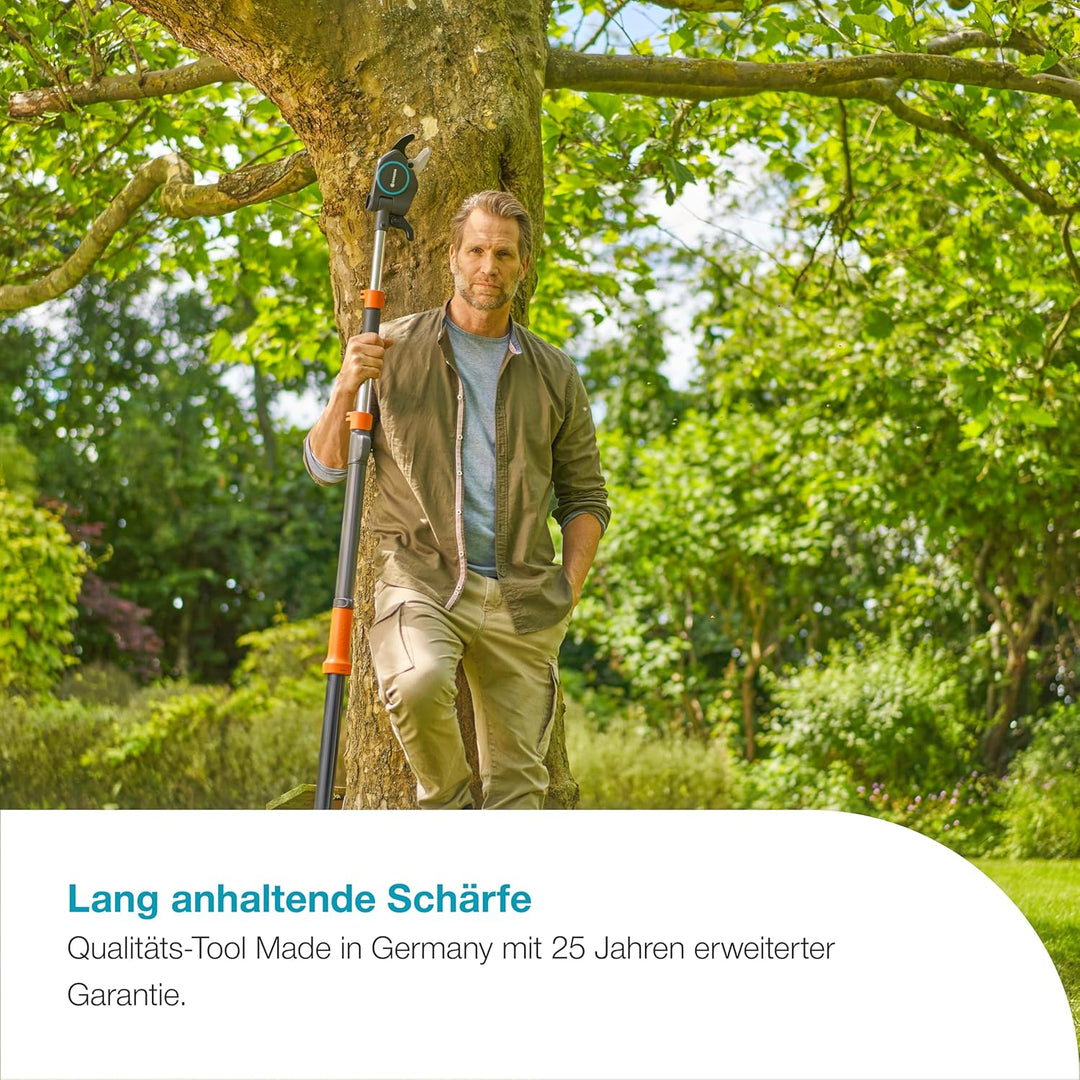 Gardena StarCut Pro L, Baum- und Strauchschneider, Bypass-Schnitt, Teleskopierbar, 175–400 cm Reichw