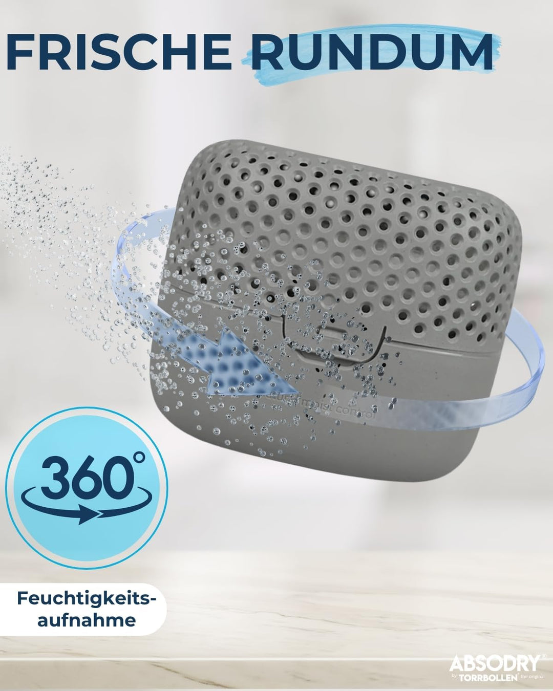 AbsoDry Duo Family - Luftentfeuchter Wohnung ohne Strom - für beste Luftqualität - Raumentfeuchter f