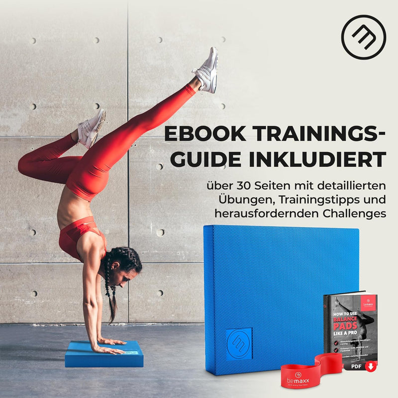 Balance Pad Kissen Balancekissen Balanceboard Balancepad Set XL + Trainings-eBook | Ballsitzkissen B