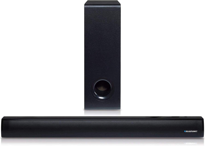 Blaupunkt LS 1825 Soundbar mit Subwoofer 2.1, 60 Watt RMS, kabelloses Bluetooth-Gerät für Streaming,